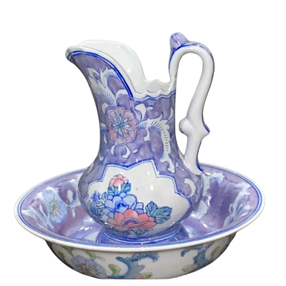 Vintage Wash Bowl and Pitcher